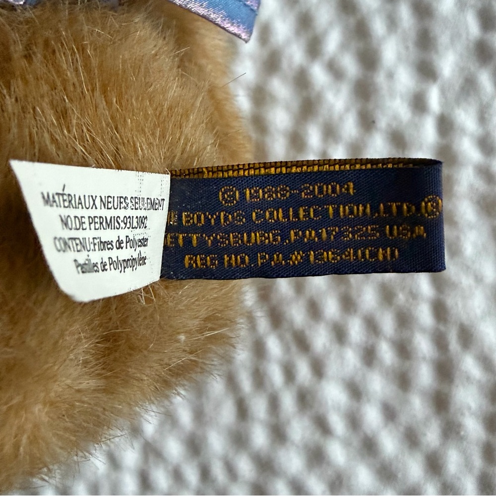 Vintage Retired Boyds Bear Dustina Do It All Domestic Diva Bear The Head Bean - Picture 5 of 6